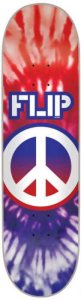 Flip Team Peaceout Or Dye Skateboard Deck