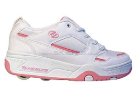 Girls Heelys Rebel White Pink Shoes