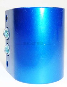 Grit Quad Clamp Anodised Blue