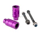 Grit Scooter Pegs Purple Inc. Axle Bolts
