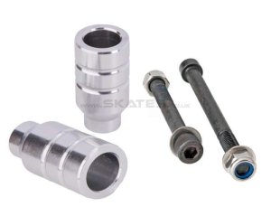 Grit Scooter Pegs Silver Inc. Axle Bolts