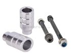 Grit Scooter Pegs Silver Inc. Axle Bolts