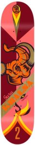 Habitat Prehistoric Pennant Khalsa Skateboard Deck