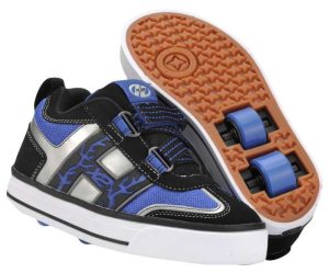 Heelys Bolt Black Blue Shoes