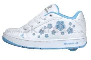 Heelys Cherry Blossom Blue White Shoes