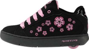 Heelys Cherry Blossom Shoes Black Pink