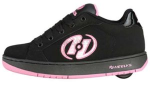 Heelys Glitter Black Pink Shoes
