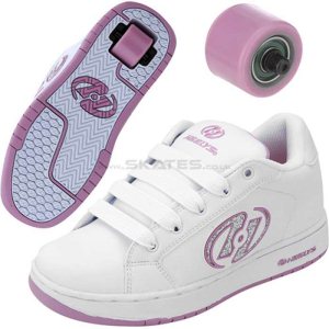Heelys Glitter White Pink Shoes