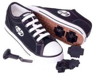 Heelys Jazzy Black White Shoes