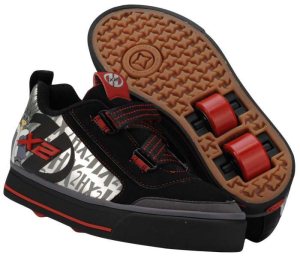 Heelys Prince Black/Red/Silver Shoes