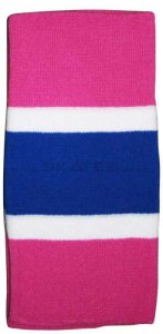 Hockey Socks Pink/White/Royal