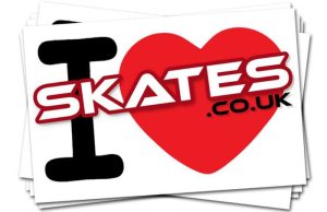 I Love Skates Stickers