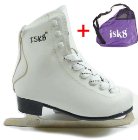 Isk8 Figure Ice Skates White + Free Isk8 Bag