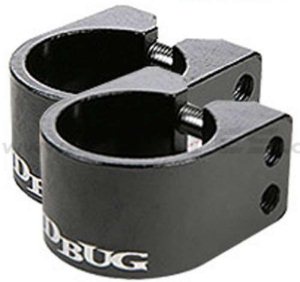 Jd Bug Double Collar Clamp Black