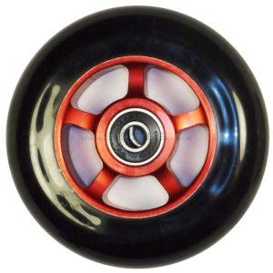 Jd Bug Pro Series Extreme Metal Core Wheel With Abec 5 Bearings Red Black