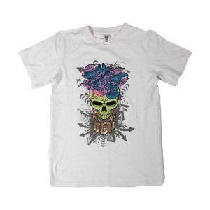 Madd Gear Sanity Skull T-Shirt - White