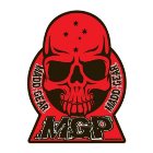 Madd Mgp Skull Sticker - Red