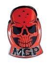 Mgp Green Skull Decal - Red