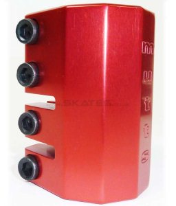 Mutts Offset Pro 4 Quad Clamp Red