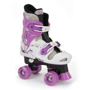 Osprey Girls Adjustable Rollerskates Purple/White