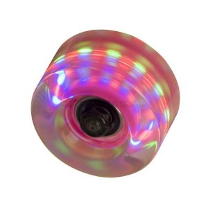 Pink Light Up 62Mm Wheels X4