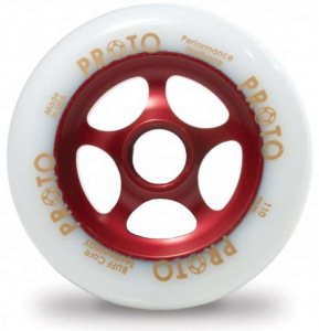 Proto Gripper 110Mm Wheel White / Red