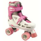 Racing Storm Roller Skates - White And Pink