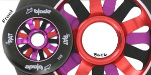 Rat Blade Triple Core Alloy Wheel - Purple / Black / Red