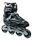 Roces Slim 101 Black Silver Inline Skates