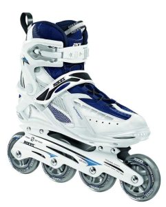 Roces Slim 201 White Blue Inline Skates