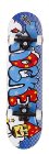 Rocket Complete Skateboard Graffiti Mini Cloud White Blue