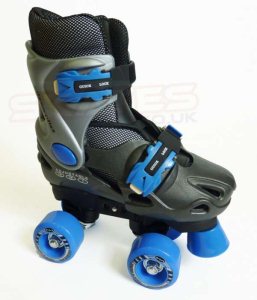 Roller Derby - Trans 400 Grey Blue Adjustable Rollerskates