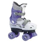 Roller Derby - Trans 400 White/Lilac Adjustable Rollerskates