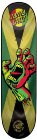 Santa Cruz Rasta Hand Jammin Skateboard Deck