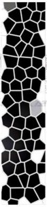 Scoot Id Bar Wrap No 10 Stained Glass Black White
