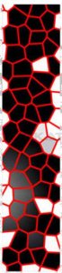 Scoot Id Bar Wrap No 11 Stained Glass Black White Red