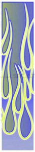 Scoot Id Bar Wrap No 19 Blue Yellow Flame