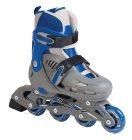 Sfr Cyclone Grey Blue Adjustable Inline Skates