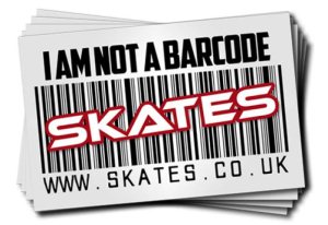 Skates Barcode Stickers