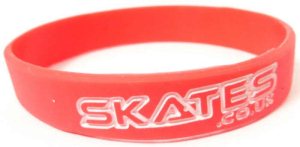 Skates Red Wristband