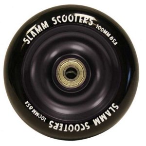 Slamm Metal Core Black Anodised Wheel 100Mm 85A With Abec 5 Bearings