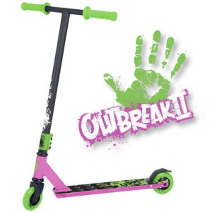 Slamm Outbreak Ii Limited Edition Scooter - Green/Pink