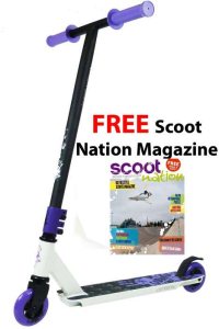 Slamm Outbreak Limited Edition Scooter - White/Purple