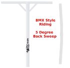 Slamm Pro Y 5 Degree Back Sweep Bars White