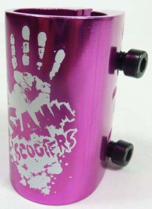 Slamm Quad Clamp Anodised Pink