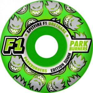 Spitfire F1 Parkburners Classic Green Skateboard Wheels