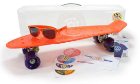 Stereo Vinyl Cruiser Skateboard - Orange