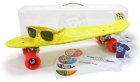 Stereo Vinyl Cruiser Skateboard - Yellow