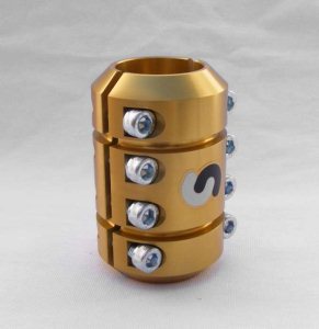 Swish Quad Clamp - Anodized Gold