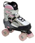 Typhoon Roller Skates - Size Adjustable In Pink
